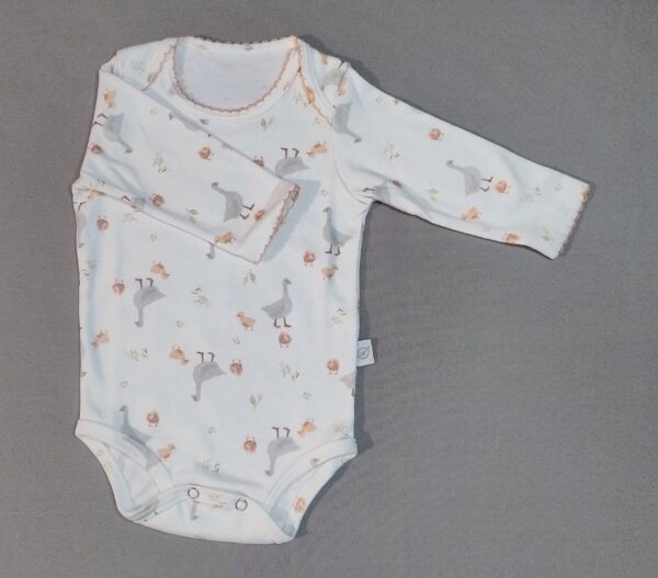 Body americano manga larga Goose